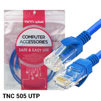 کابل شبکه پچ کورد TNC 505 تسکو CAT5 UTP طول 0.5 متری