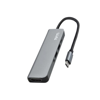 هاب 5 پورت تایپ سی تسکو مدل HUB TYPE-C TSCO THU 1160