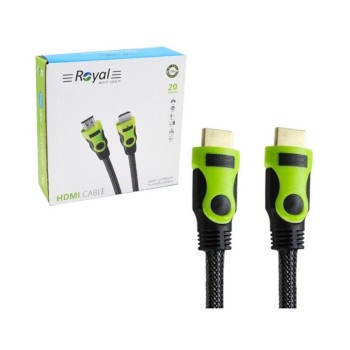 کابل Royal HDMI 10m پوست ماری پک دار