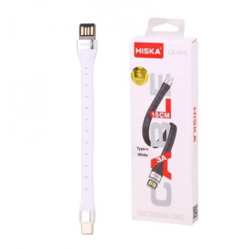 کابل کوتاه تایپ سی فست شارژ Hiska LX-1015 3A 15CM