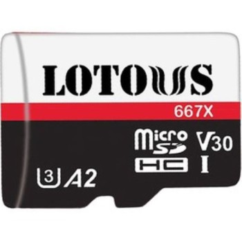 کارت حافظه‌ microSDHC لوتوس استاندارد U3 A2 مدل 667X ظرفیت 128 گیگابایت
