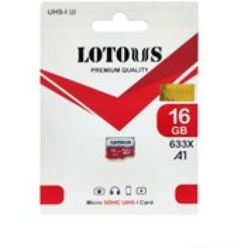 کارت حافظه‌ microSDHC لوتوس استاندارد U3 A1 مدل 633X ظرفیت 16 گیگابایت