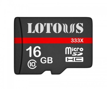 کارت حافظه MicroSDHC لوتوس استاندارد UHS-I U1 333X ظرفیت 16 گیگابایت